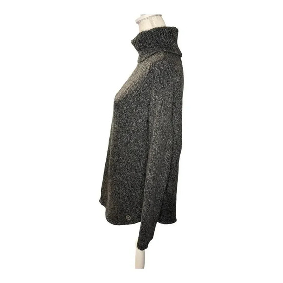 MICHAEL Michael Kors Women’s Large Gray Cotton‎ Wool Blend Cowl Neck Sweater - Picture 2 of 5